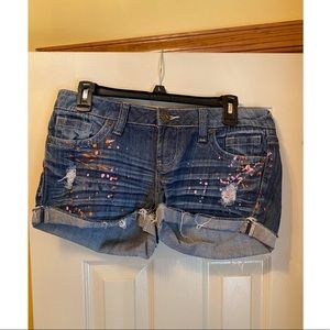Mudd Jean/Denim cuffed shorts